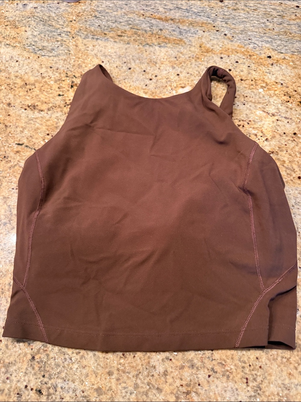lululemon athletica Chocolate Brown Racerback Tank